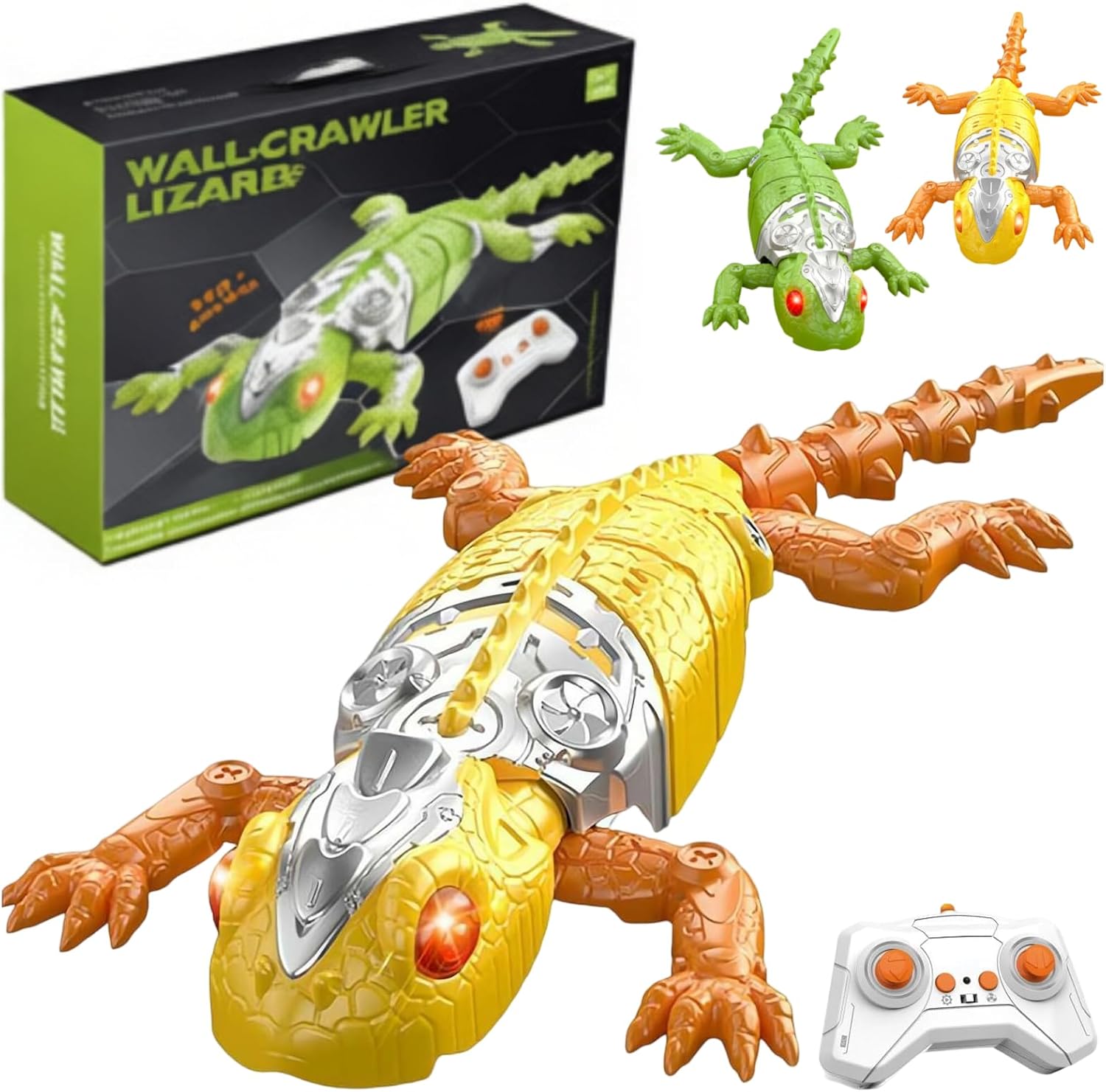 Yunshen Rc Hobby - Spider Gecko Remote-Controlled Toy Wall Climbing