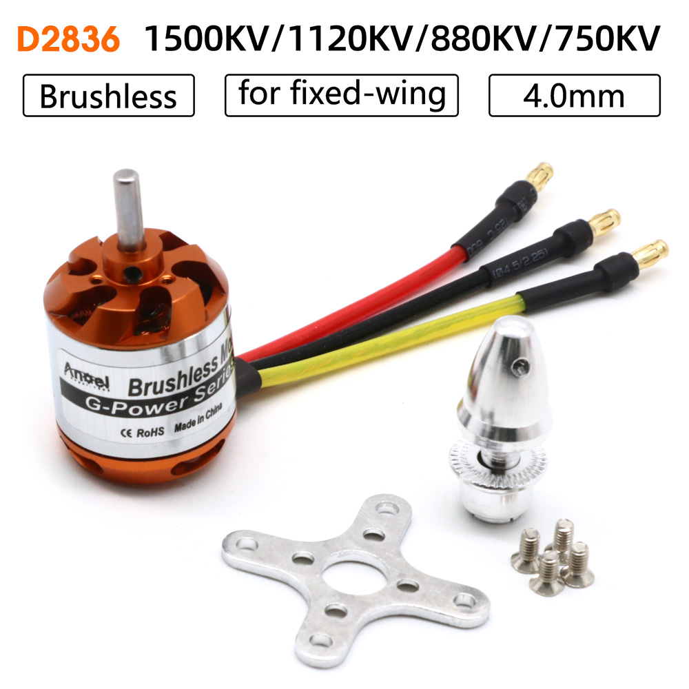 RC Motor D2836 750KV 1500KV 88 - đánh giá và giá Rc Hobby Grade