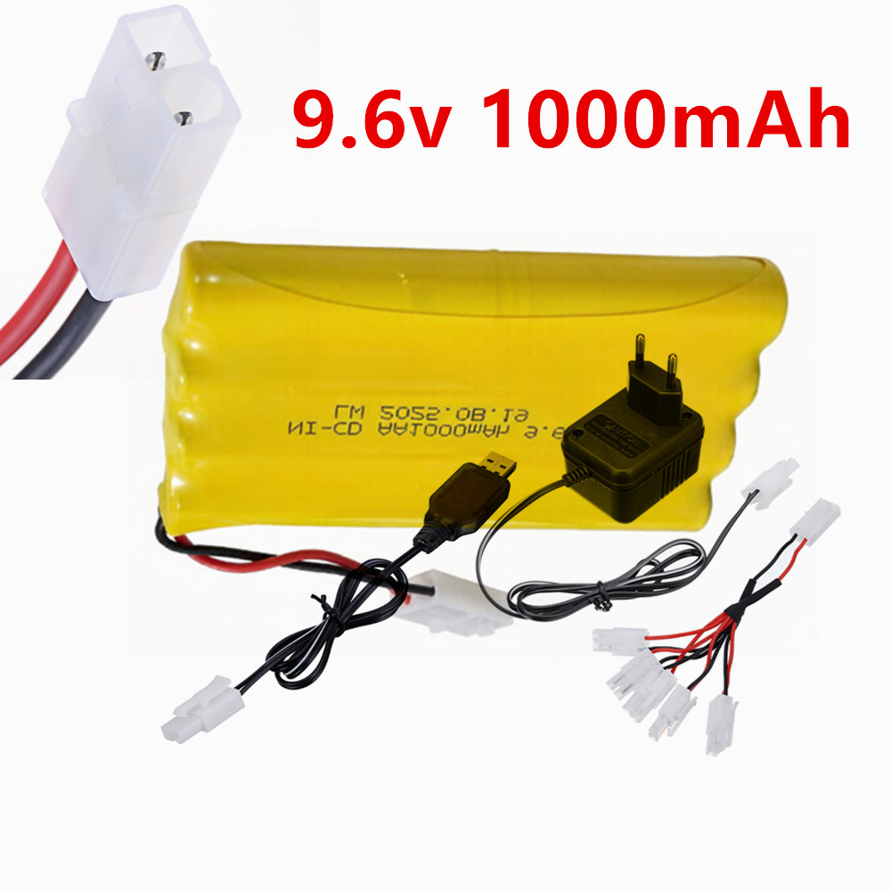9.6v 1000mAh Ni-CD AA Recharge - đánh giá và giá Rc Hobby Trucks