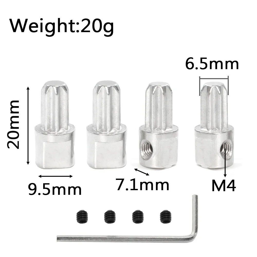 4pcs Metal Center Drive Hub 68 - đánh giá và giá Rc Remo Hobby
