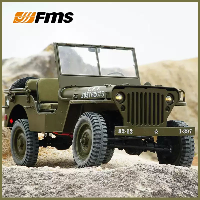 FMS 1/6 Climber 1941 Willys MB - đánh giá và giá Yunshen Rc Hobby
